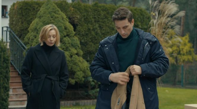 Barwy szczęścia, odcinek 3184. Wanda (Maja Barełkowska), Tomasz (Jakub Sokołowski)