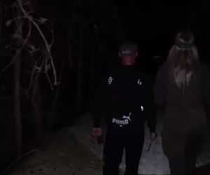 Karolina Pajączkowska na granicy polsko-niemieckiej