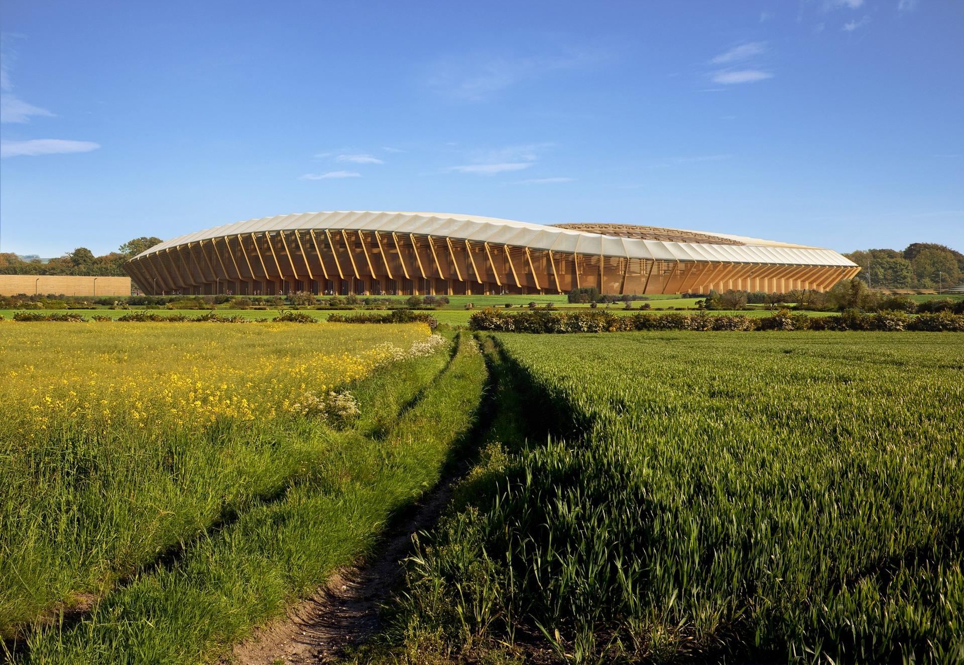 Drewniany stadion od Zaha Hadid Architects