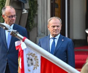 Premier Donald Tusk oraz kanclerz Niemiec Friedrich Merz 