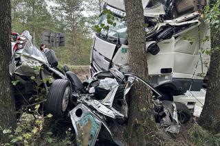 Dramat na dk 62 pod Wyszkowem. Trzy osoby zakleszczone w aucie, wśród rannych 14-latka