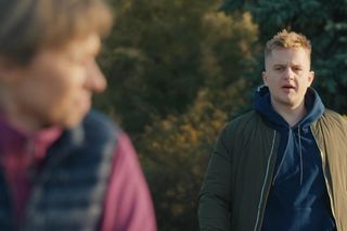 Barwy szczęścia odc. 3142. Szymańska (Agata Pruchniewska), młody Szymański (Maciej Czerklański)