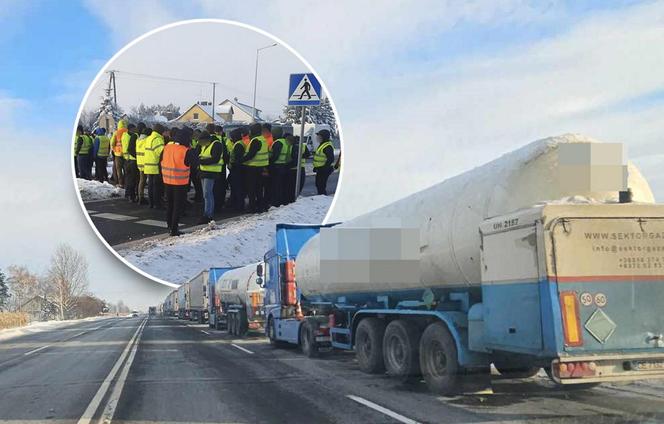 Rośnie frustracja kierowców tirów czekających na wyjazd z Polski do Ukrainy