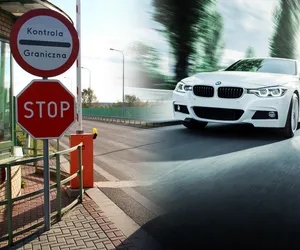 BMW sforsowało polską granicę! Kobieta z trójką dzieci uciekła na Białoruś