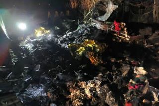 Darłowo. Pożar na terenie ogródków działkowych. Dwie osoby nie żyją