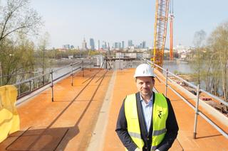 Konferencja prasowa dotycząca Mostu Pieszo-Rowerowego