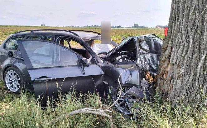 Tragedia na prostej drodze pod Śremem! Zginął 27-latek pasażer