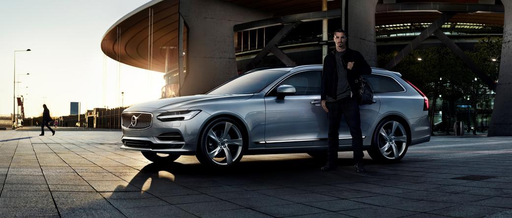 Zlatan Ibrahimovic i Volvo V90