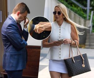 Rozwód Marianny i Łukasza Schreiberów. Tak się wystroiła na rozprawę