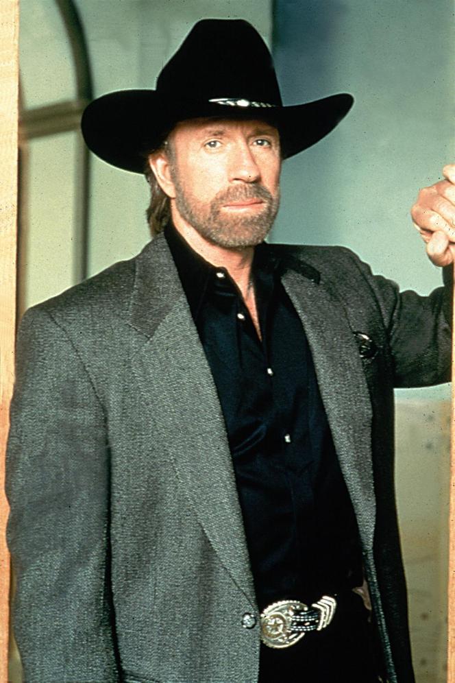 Chuck Norris na planie "Strażnika Teksasu"