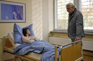 Pierwsza miłość odc. 3523. Zygmunt Nowaczyk (Zbigniew Stryj), Izabela (Olga Bończyk)