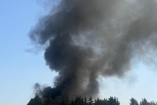 Pożar pod Ciechocinkiem