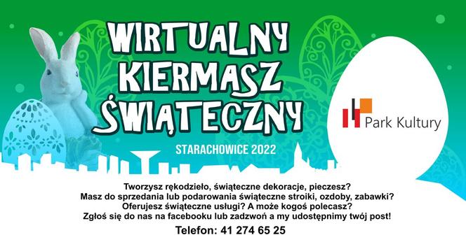 W Parku Kultury nadal covidowo! Kiermasz Wielkanocny tylko on-line