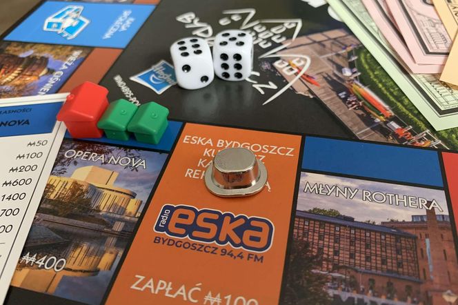 Premiera Monopoly Bydgoszcz. Na planszy jest wszystko co najlepsze w mieście. Polubicie pole Eski Bydgoszcz? 