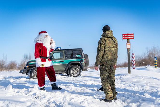 Św. Mikołaj na granicy w Polsce