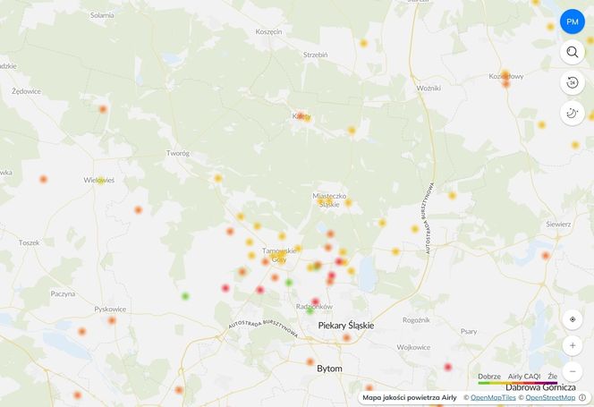 Zła jakość powietrza w woj. śląskim. Mieszkańcy otrzymali alerty RCB