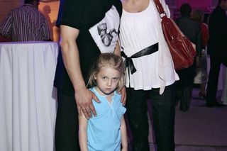 Paweł Golec z córką