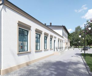Oława - przystanek kolejowy już działa i dworzec w remoncie (wizualizacje)