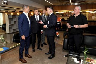 Prezes PZPN powitał prezydenta UEFA. Mamy zdjęcia [GALERIA]