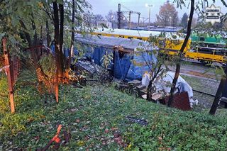 Wypadek w Tarnowskich Górach. Pijany 18-latek dachował