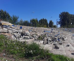 Trwa rozbiórka stadionu Ruchu Chorzów