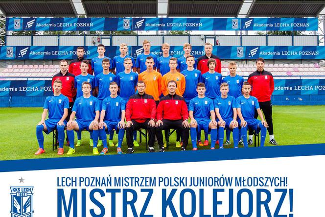 Lech Poznań Kolejorz: Młodsi juniorzy mistrzami Polski!