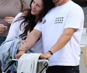 Marcin Hakiel z Dominiką i synkiem Romeo w Sopocie