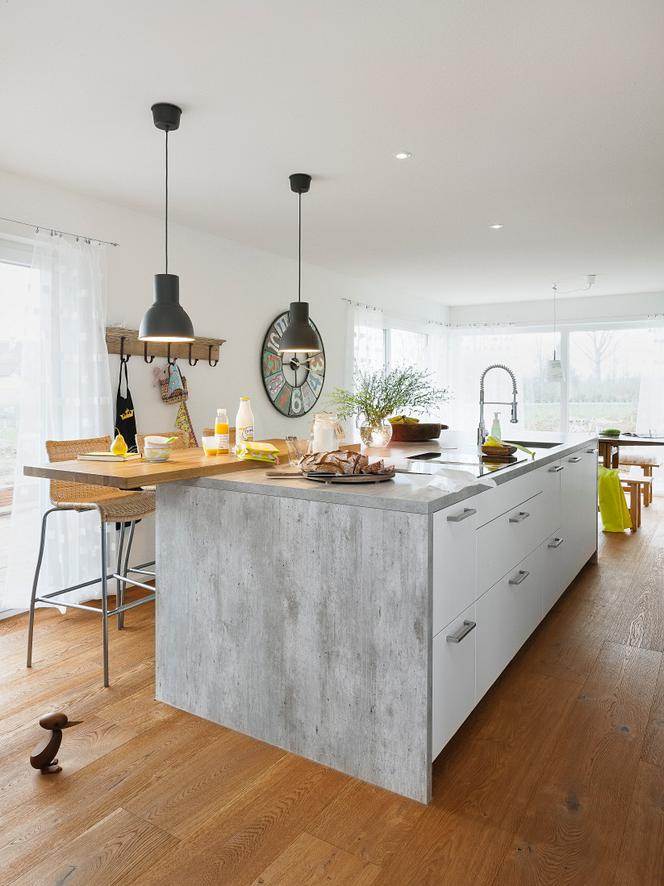 Marmur w kuchni w stylu skandynawskim