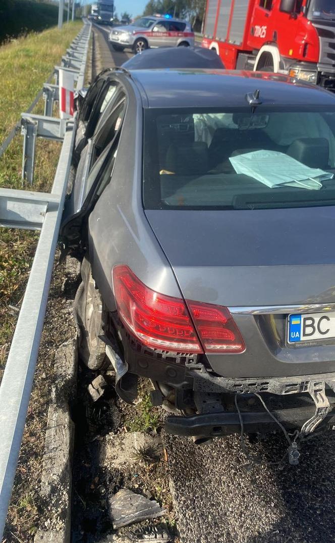 Zderzenie sześciu pojazdów na S1 w Wieprzu (pow. żywiecki). Jedna osoba poszkodowana