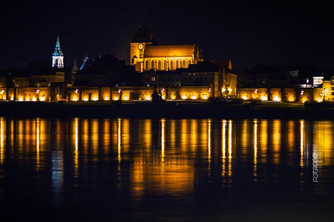 Piękna panorama Torunia