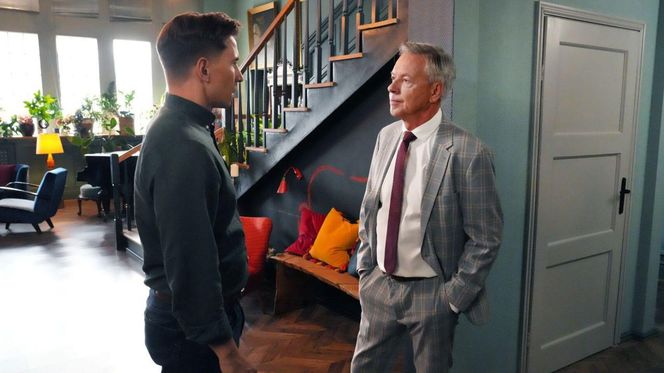 Barwy szczęścia odc. 3125.  Tomasz Kępski (Jakub Sokołowski), Henryk (Zbigniew Suszyński)