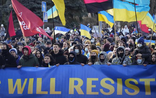 Demonstracje w Kijowie przeciw wojnie 