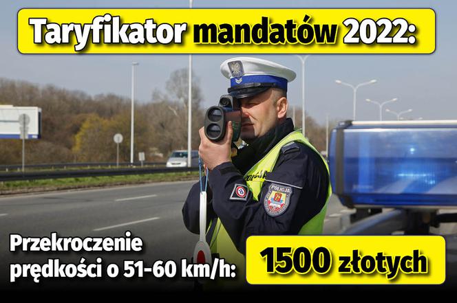 Taryfikator mandatów 2022 