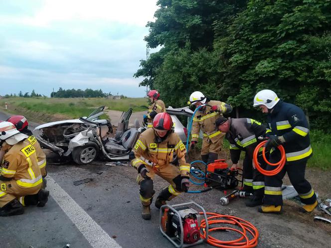 Wypadek pod Płockiem - Marychnów, gmina Staroźreby