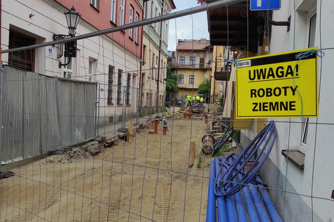 Trwa remont ul. Zakątnej w Tarnowie