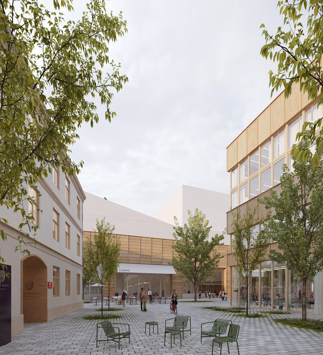 Urzędu Miasta i Gminy Piaseczno oraz Centrum Kultury z salą widowiskową, 3 nagroda w konkursie, projekt we współpracy z LAN Architecture