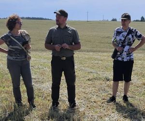 Akcja na polu, gdzie znaleziono Wampirkę z Pnia. Młodzi chodzili z detektorami, niedługo wracają tam archeolodzy