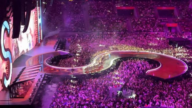 Sanah z mężem na Stadionie Narodowym