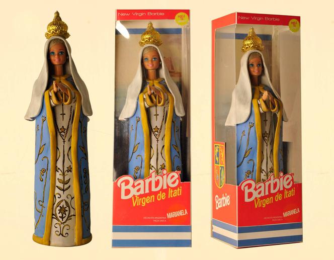 Matka Boska jako Lalka Barbie, Jezus na krzyżu jako Ken