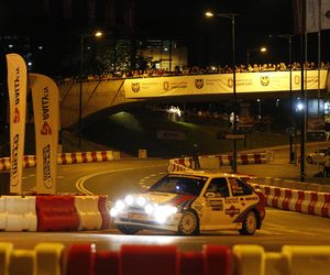 Rajd Śląska 2025. Nocny odcinek specjalny ulicami Katowic