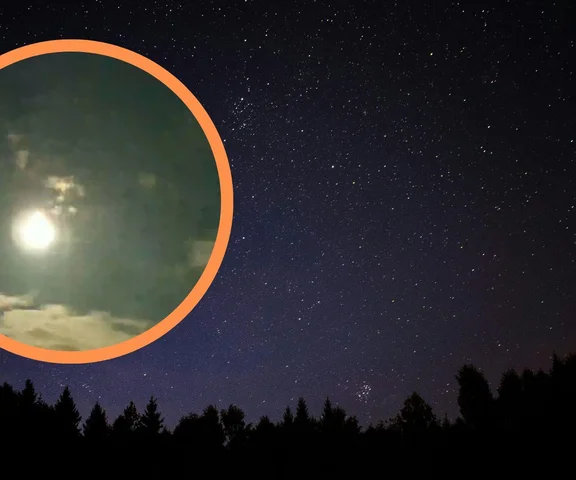 Kula ognia nad Polską! Niesamowite nagrania