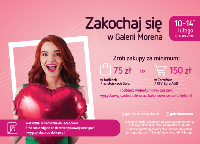Walentynki w Galerii Morena - weź udział w specjalnej akcji!
