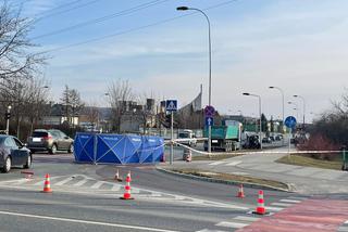 Rzeszów: Tragiczny wypadek na ul. Sikorskiego. Zginął rowerzysta [ZDJĘCIA]