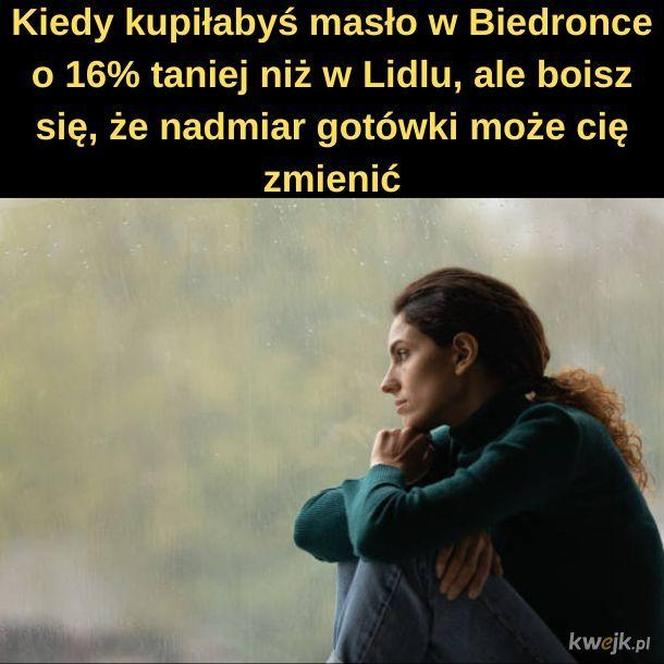 Zacięta walka Biedronki i Lidla trwa. Memy o dyskontach zalały internet. Pękniesz ze śmiechu!