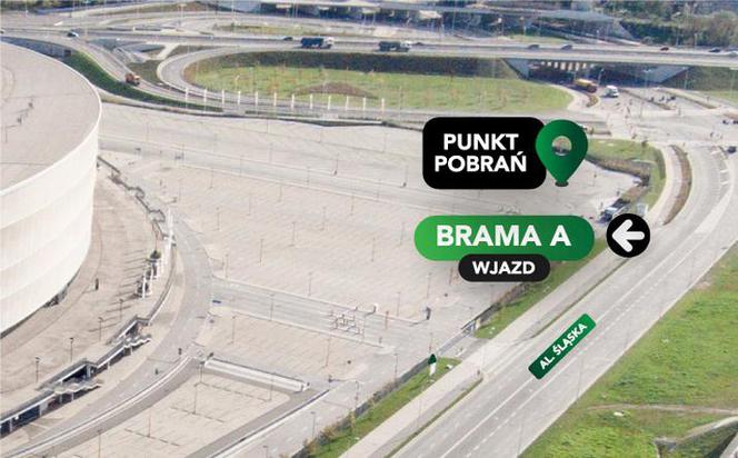 Mobilny punkt badań na obecność koronawirusa na Stadionie Wrocław