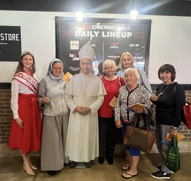 Polonia z Chicago modliła się za Leona XIV na stadionie