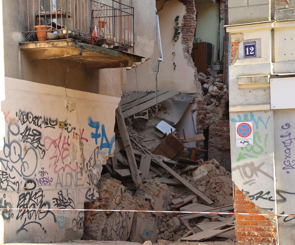 Zawaliła się część kamienicy w centrum Lublina