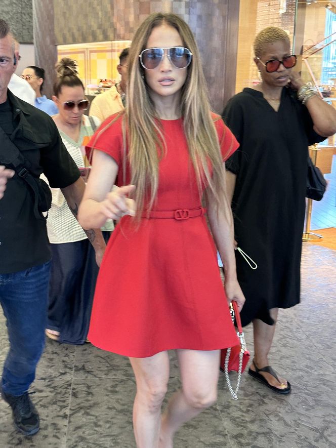 Jennifer Lopez na zakupach