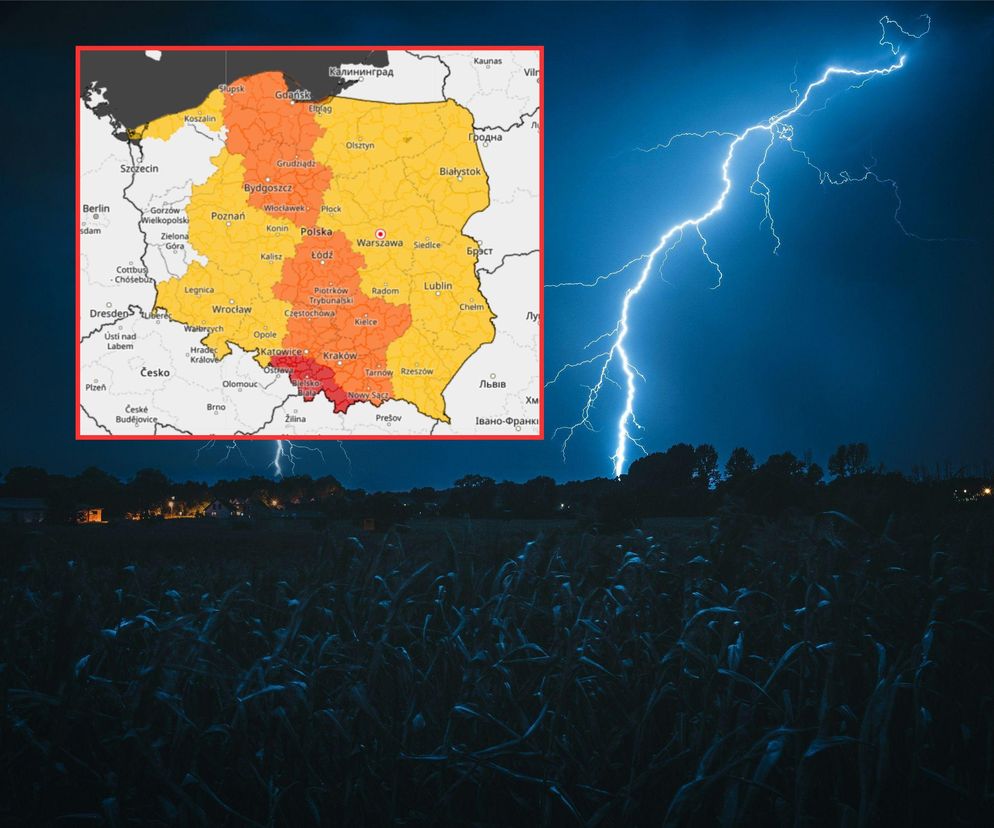 Alert IMGW dla 12 województw przed burzami. W Tatrach załamanie pogody. Będą to katastrofalne deszcze