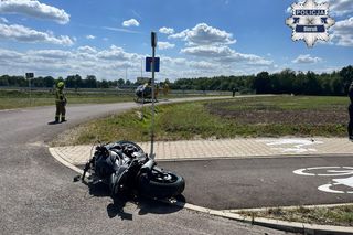 11-latek na rowerze wjechał pod motocykl. Lądował śmigłowiec LPR